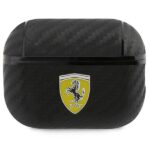 Ferrari FESAP2CABK AirPods Pro 2 (2022/2023) cover black On Track PU Carbon