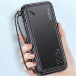 USAMS power bank PB60 20000mAh 22.5W 2xQC3.0+PD Fast Charge black 20KCD16801 (US-CD168) - imagine 7