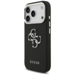 Case Guess Grained Big 4G Classic Logo for iPhone 17 Pro black - imagine 2