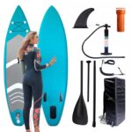 Extralink SUP board 320cm | Inflatable board + paddle | Set