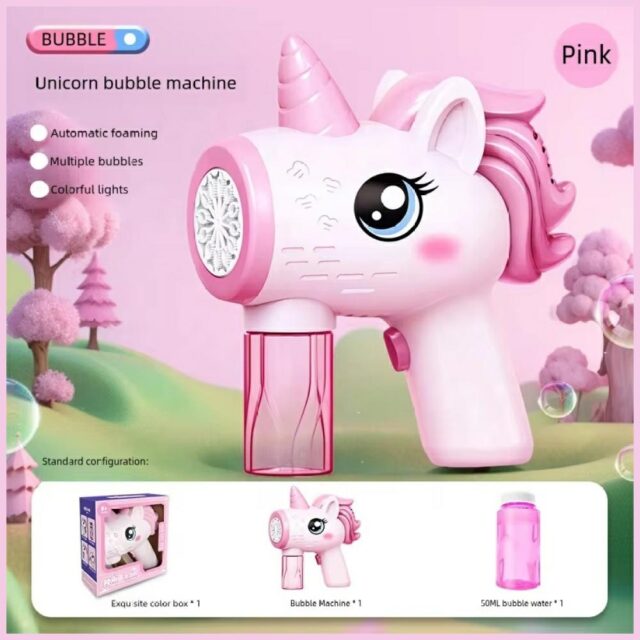 Bubble machine Beline unicorn pink - imagine 4