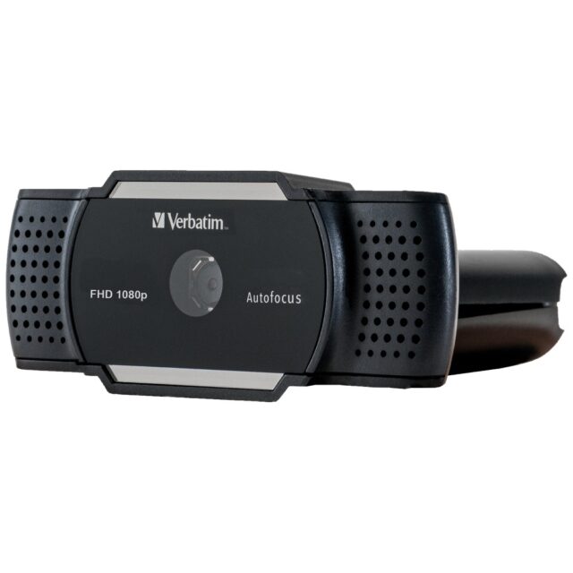 Verbatim Full HD 1080p Webcam with Microphone AWC-01 black 49578 - imagine 3