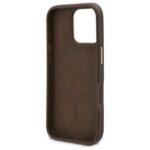 Guess GUHMP16XU4GPRW iPhone 16 Pro Max 6.9" brown hardcase 4G Logo Plate MagSafe - imagine 7