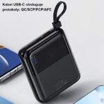 USAMS power bank PB69 10000mAh 22.5W QC3.0+PD Fast Charge digital display black 10KCD18601 (US-CD186 - imagine 4