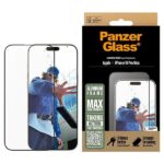 PanzerGlass Screen Protector AluminumFrame iPhone 16 Pro Max 6.9" Ultra-Wide Fit 2852