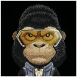 Case Nimmy Cool&Cute 2.0 Gorilla for iPhone 17 black - imagine 6