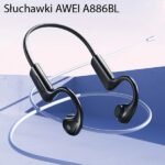 AWEI A886BL Air Conduction Headphones Black - imagine 2