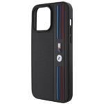 Case BMW BMHCP15X22PPMK iPhone 15 Pro Max 6.7" black Tricolor M Collection - imagine 6
