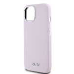 DKNY DKHMP15MSMCHLP iPhone 15 Plus / 14 Plus 6.7" pink hardcase Liquid Silicone Small Metal Logo Mag - imagine 6