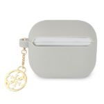 Guess GUA3LSC4EG AirPods 3 cover grey Silicone Charm 4G Collection - imagine 2
