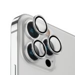 UNIQ Optix Aluminum Camera Lens Protector iPhone 14 Pro 6.1" /14 Pro Max 6.7" sterling silver glass