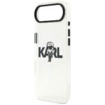 Karl Lagerfeld IML Karl Sketch Logo MagSafe Case for iPhone Air Clear - imagine 6