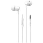 USAMS stereo earphones EP-47 3.5mm white 1.2m HSEP4702 (US-SJ594)