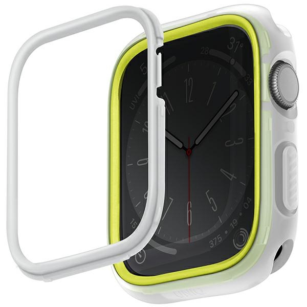 cps-69f13462c476d6cbe3b30c9c0f5004c9-2025-12-07-07-12-43 UNIQ Moduo Case Apple Watch Series 4/5/6/7/8/9/SE/SE2/SE3 40/41 mm lime-white - imagine 1