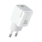 USAMS Charger 1xUSB-C PD30W 3A(only head) PD3.0 Fast Charging white X-ron Series CC186TC02