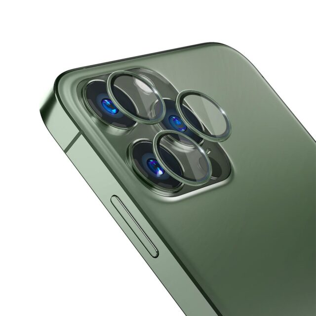 3MK Lens Protection Pro iPhone 13 Pro /13 Pro Max alphine greenCamera lens protection with mounting - imagine 2