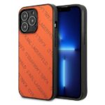 Karl Lagerfeld KLHCP13LPTLO iPhone 13 Pro / 13 6,1" hardcase orange Perforated Allover