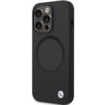 Case BMW BMHMP14LSILBK2 iPhone 14 Pro 6.1" black Signature Liquid Silicone MagSafe - imagine 2