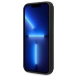 Guess GUHMP14LSBPLK iPhone 14 Pro 6,1" black hard case Silicone Logo Plate MagSafe - imagine 5