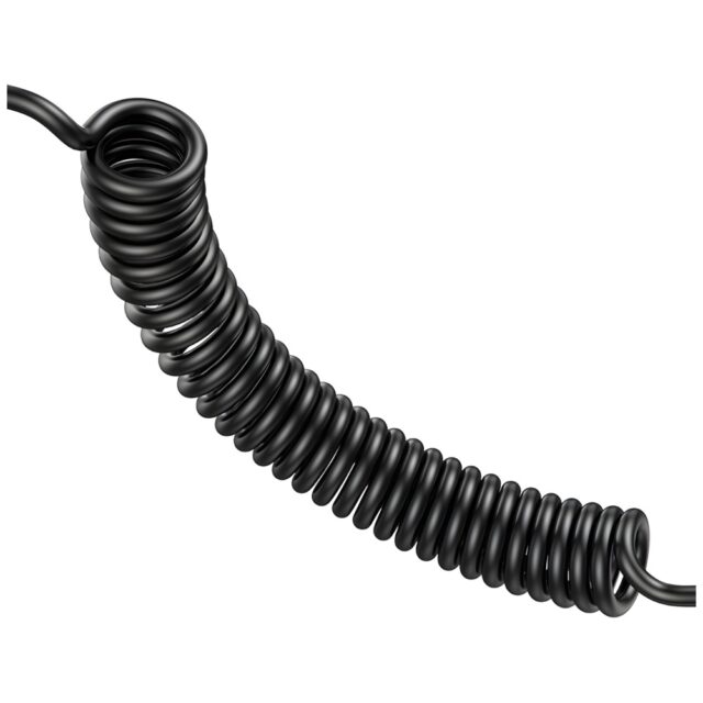 USAMS car charger 2xUSB-C 1xUSB-A C33 60W with spring cable Fast Charge black CC167CC01 (US-CC167) - imagine 3