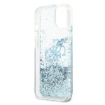 Guess GUHCP13SLG4GBL iPhone 13 mini 5,4" blue hardcase 4G Big Liquid Glitter - imagine 7