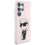 Karl Lagerfeld Silicone Graffiti Ikonik Printed Logo MagSafe Case for Samsung Galaxy S25 Ultra Pink - imagine 4