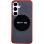 AMG AMHMS24S23HBCK S24 S921 black hardcase with Transparent Bicolor and MagSafe - imagine 3