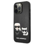 Karl Lagerfeld KLHCP13XPCUSKCBK iPhone 13 Pro Max 6,7" black hardcase Ikonik Karl & Choupette - imagine 2