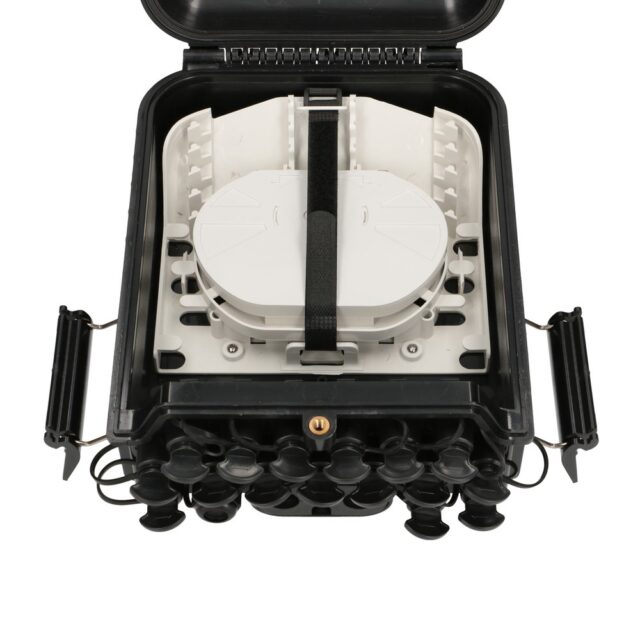 Extralink Jennifer | Fiber optic terminal box | 16 core, black, with connector - imagine 6