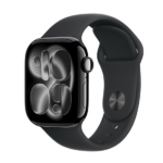 Watch Apple Watch Series 11 (2025) GPS 42mm Jet Black Aluminium Case with Sport Band S/M - Black
