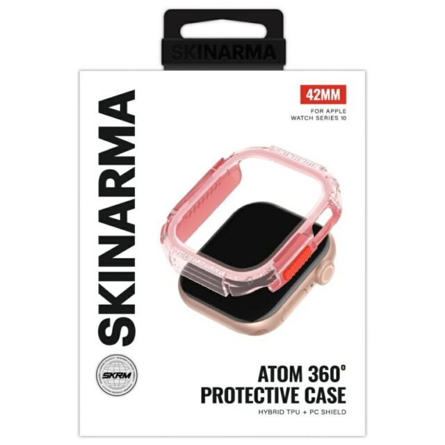 Case Skinarma Atom for Apple Watch 42mm   pink - imagine 3