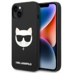 Karl Lagerfeld KLHMP14MSLCHBK iPhone 14 Plus / 15 Plus 6,7" hardcase black Silicone Choupette