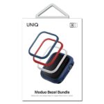 UNIQ frames for Moduo 3in1 Apple Watch Series 4/5/6/7/8/SE/SE2/SE3 44/45mm Blue-Red-White - imagine 2