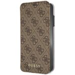 Guess GUFLBKI65GF4GBR iPhone Xs Max brown book 4G Charms Collection - imagine 2