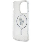 Karl Lagerfeld KLHMP15LHGKCNOT iPhone 15Pro 6.1" transparent hardcase Karl&Choupette Glitter MagSafe - imagine 7