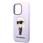 Karl Lagerfeld KLHCP14XSNIKBCU iPhone 14 Pro Max 6,7" hardcase purple Silicone Ikonik - imagine 6