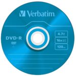 DVD-R Verbatim COLOUR SLIM Disc 4.7GB 16X 5pcs multicolored 43557 - imagine 5