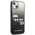 Karl Lagerfeld KLHCP13STGKCK iPhone 13 mini 5,4" hardcase black Gradient Ikonik Karl & Choupet - imagine 4