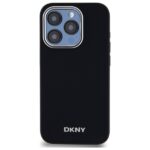 DKNY DKHMP15XPSCMCLK iPhone 15 Pro Max 6.7" black hardcase Plain Logo MagSafe - imagine 3
