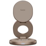 Wireless Charger Bazic Gomag Gyre Foldable 3in1 15W Fast Charging gold - imagine 5