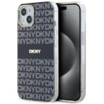 DKNY DKHMP15SHRHSEK iPhone 15 / 14 / 13 6.1 inch black hardcase IML Mono & Stripe MagSafe