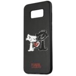 Karl Lagerfeld KLHCS8LCL1BK S8 Plus G955 hardcase black Choupette in love - imagine 3