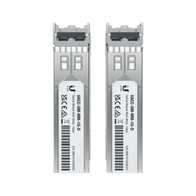 Ubiquiti UACC-OM-MM-1G-D-2 | SFP Module | MM, Duplex LC, 1.25Gbps, 550m - imagine 3