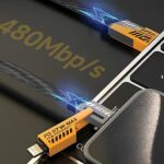 AWEI cable CL-226 4in1 usb-c/lightning/USB-A black/black 65W/27W - imagine 2