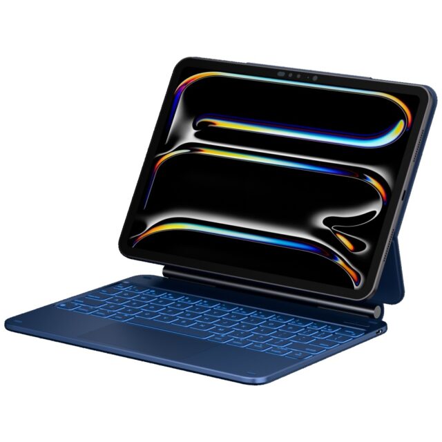 Case Typecase Edge with keyboard for iPad Air 11" 2024/2025 pacific blue - imagine 6