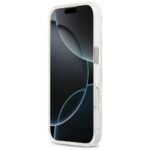 Karl Lagerfeld IML Glitter Karl & Choupette Heads Logo MagSafe Case for iPhone 17 Gray - imagine 5