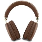 Guess Bluetooth on-ear headphones GUBHK1GCTCSW brown Gcube Metallic Script Logo - imagine 3