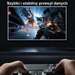 USAMS DP - DP 1.4 HD Cable U75 3.0m black 8K HD SJ533DP01 (US-SJ533) - imagine 6