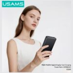 USAMS PB80 Power Bank PD20W 10000mAh black - imagine 6