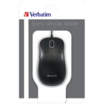 Verbatim Silent Optical Mouse USB-A 1000 dpi black 49024 - imagine 5